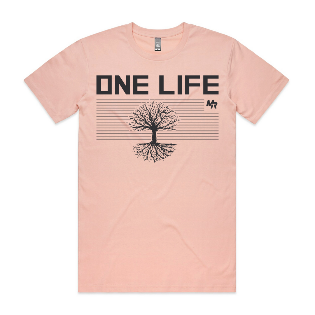 MR One Life Tee - Pale Pink